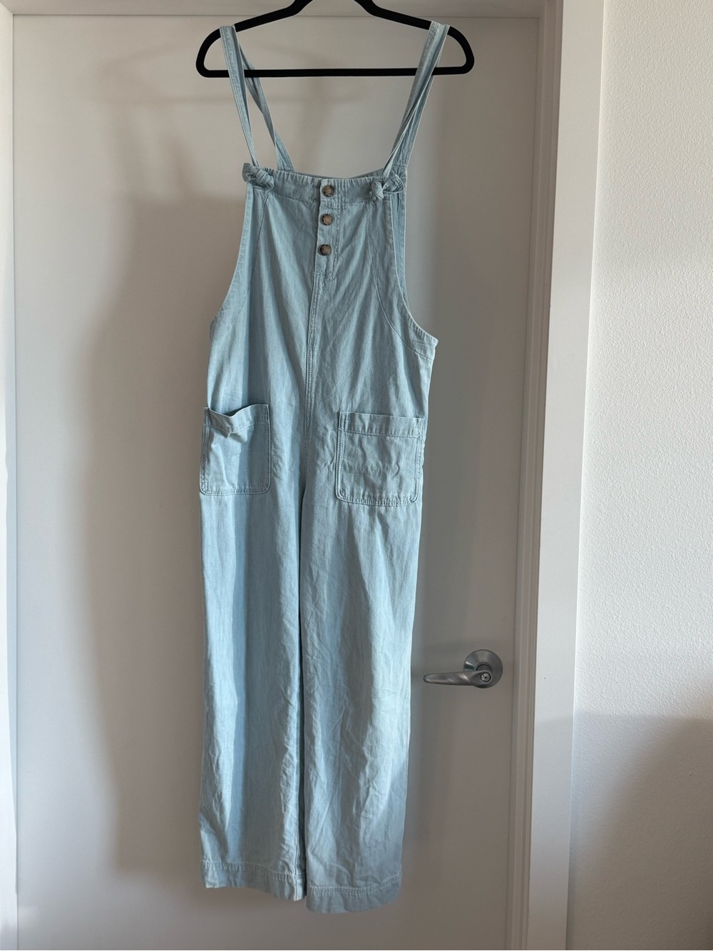 Sézane Light Blue Cotton 100% Denim Overalls